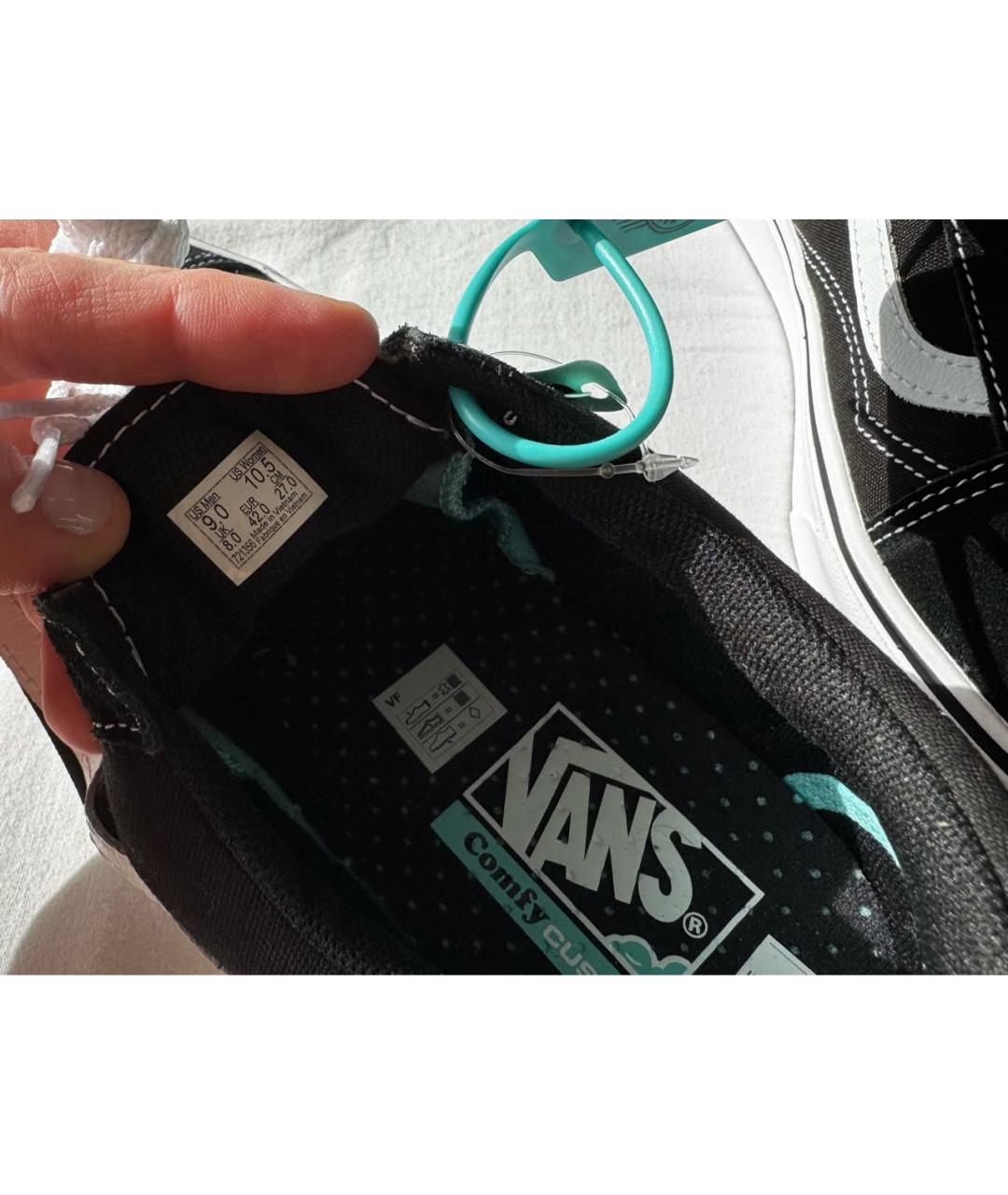 VANS Черные замшевые низкие кроссовки / кеды, фото 5