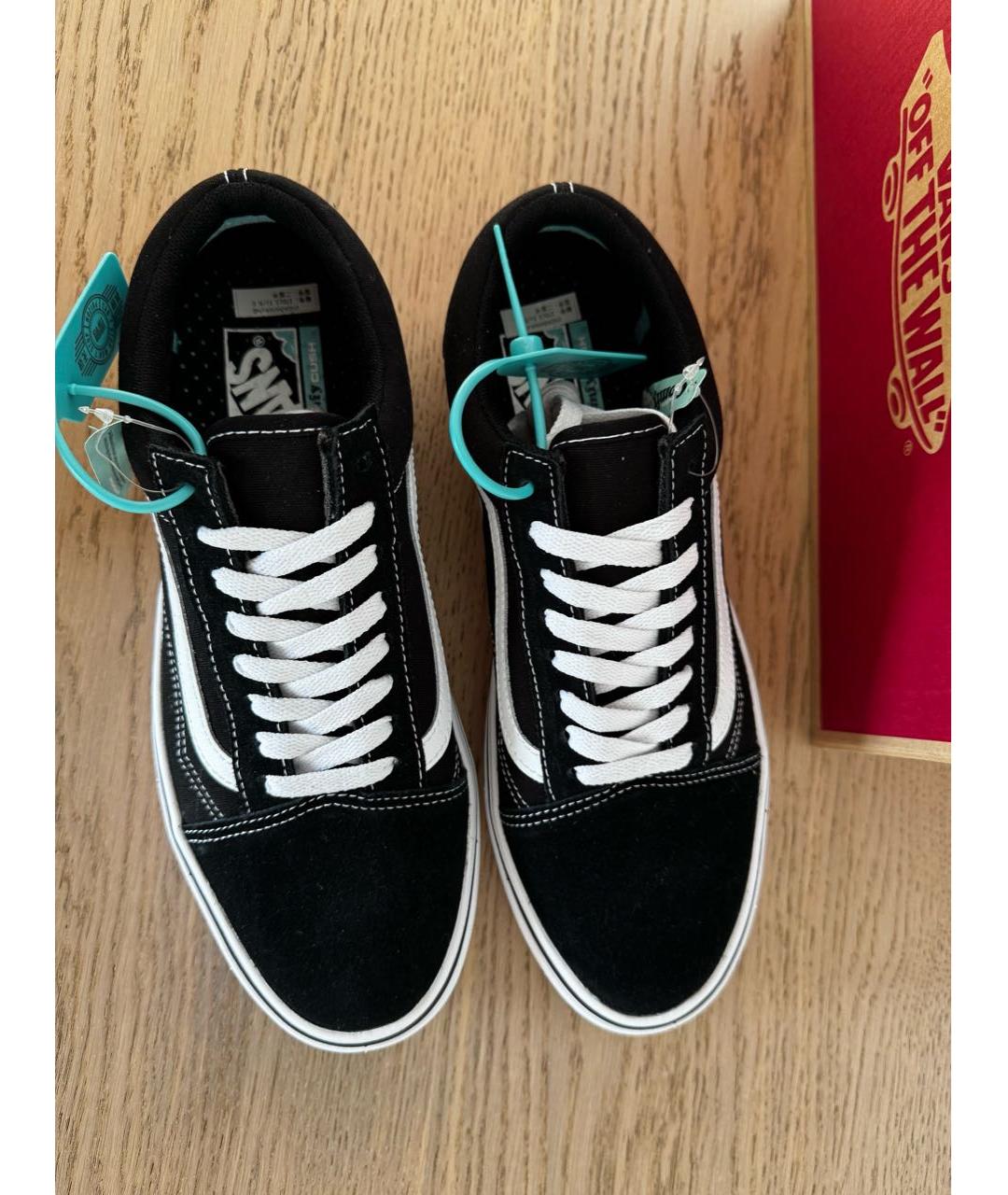 VANS Черные замшевые низкие кроссовки / кеды, фото 3