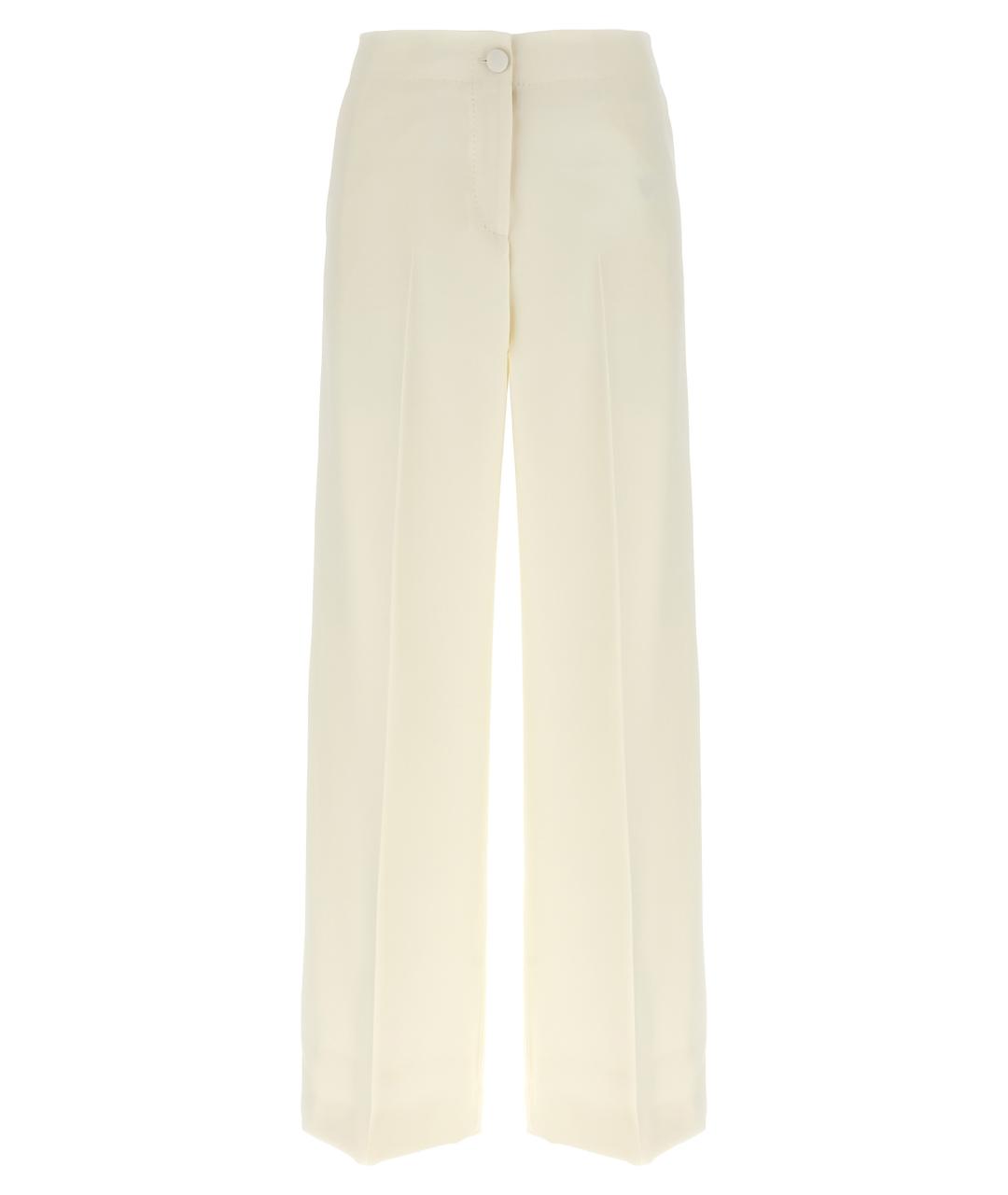 BRIONI Бежевые шерстяные прямые брюки, фото 1
