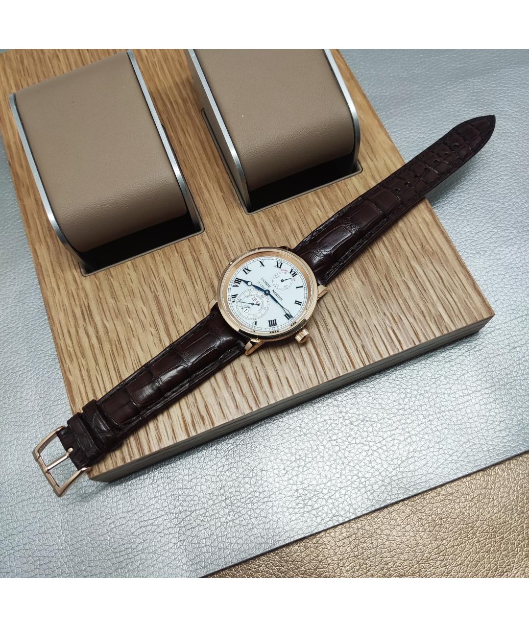 Ulysse Nardin Золотые часы из желтого золота, фото 2
