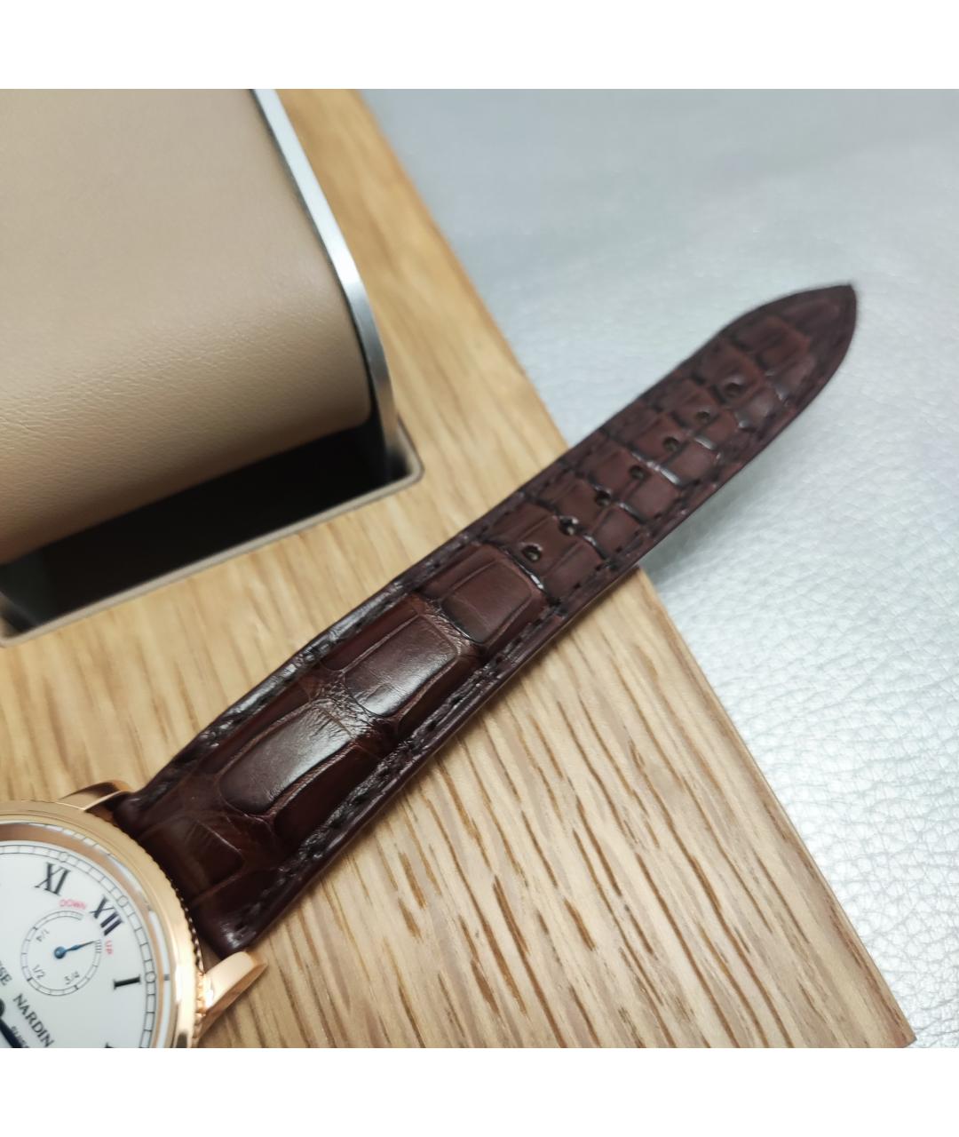 Ulysse Nardin Золотые часы из желтого золота, фото 4