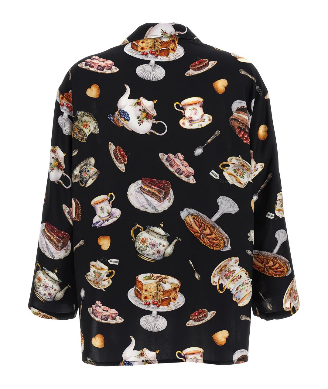 MOSCHINO Мульти шелковая рубашка, фото 2