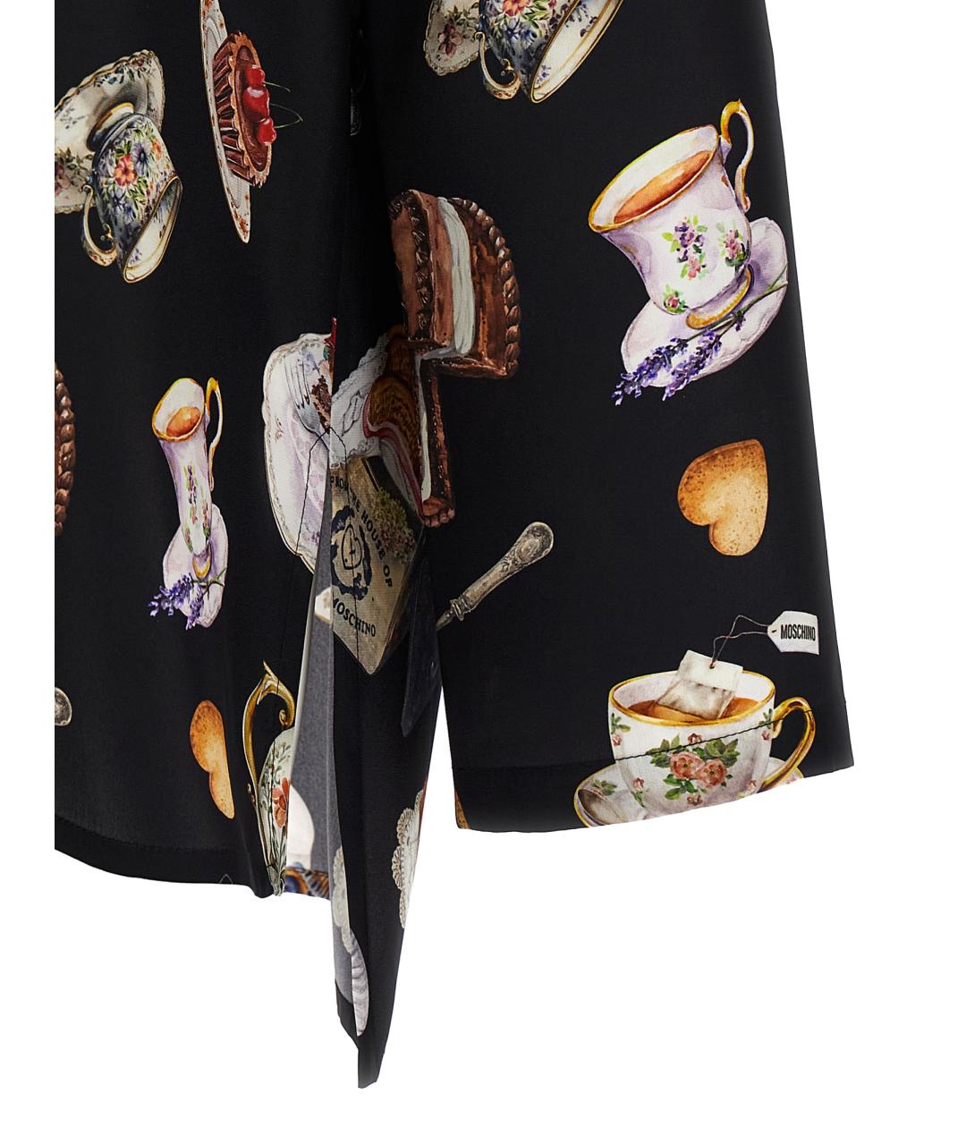 MOSCHINO Мульти шелковая рубашка, фото 4