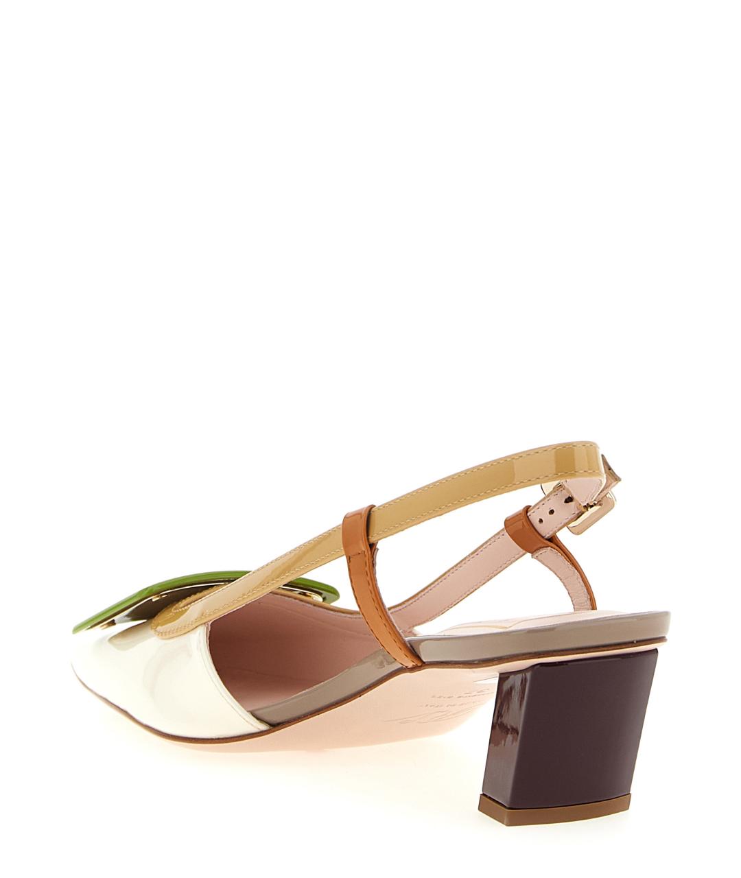 ROGER VIVIER Мульти туфли из лакированной кожи, фото 3