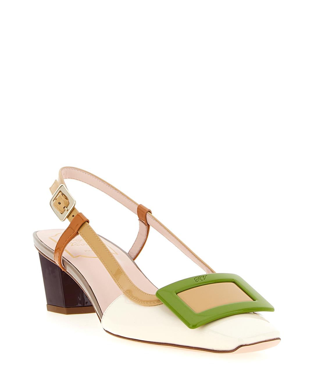 ROGER VIVIER Мульти туфли из лакированной кожи, фото 2