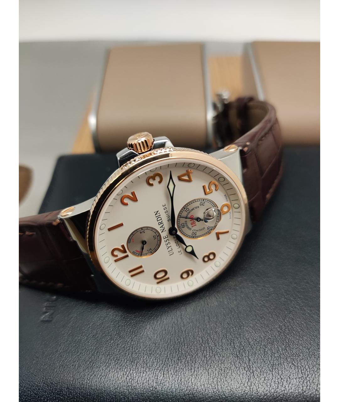 Ulysse Nardin Золотые часы из желтого золота, фото 2