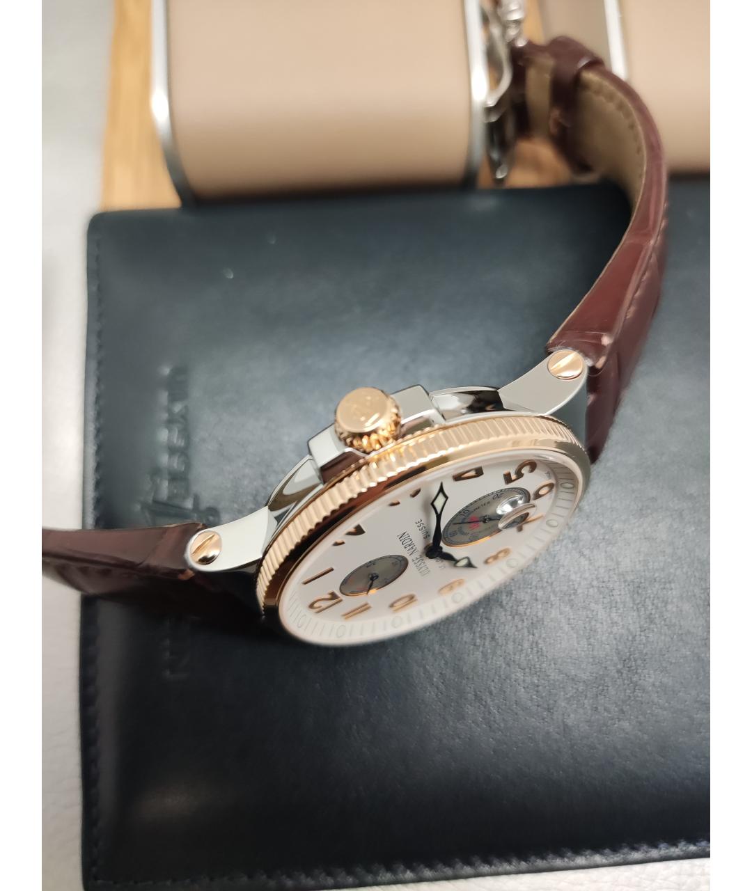 Ulysse Nardin Золотые часы из желтого золота, фото 3