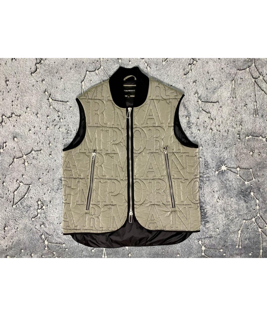 EMPORIO ARMANI Серый жилет, фото 7