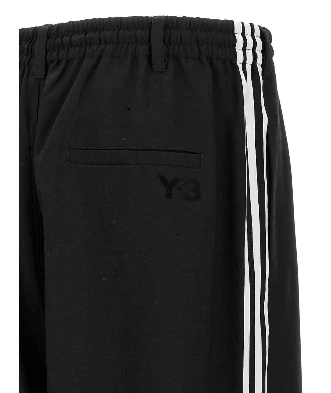 Y-3 Черные полиэстеровые повседневные брюки, фото 5