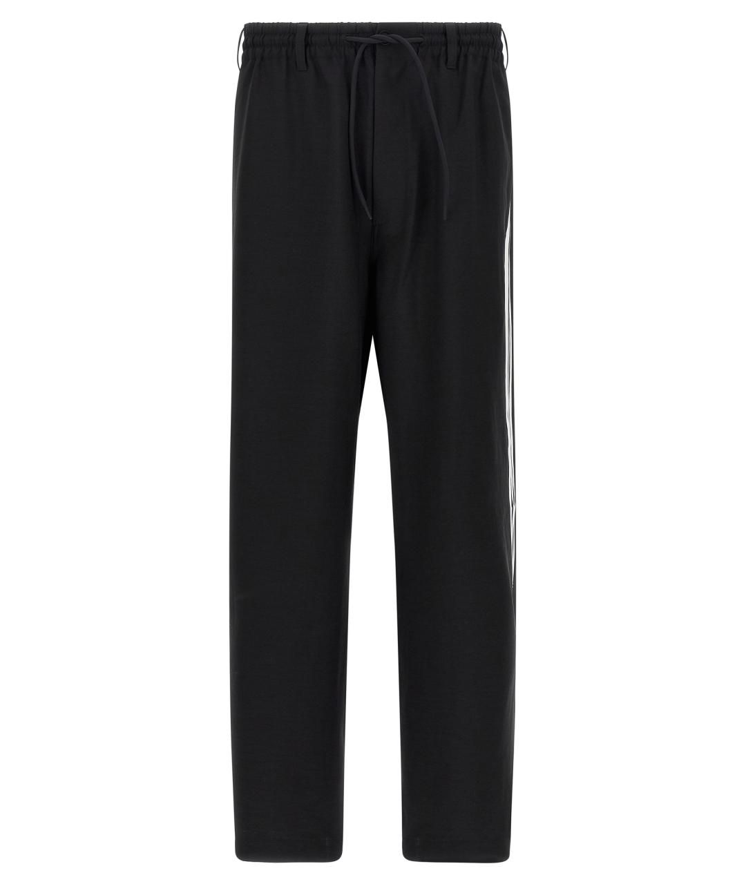 Y-3 Черные полиэстеровые повседневные брюки, фото 1