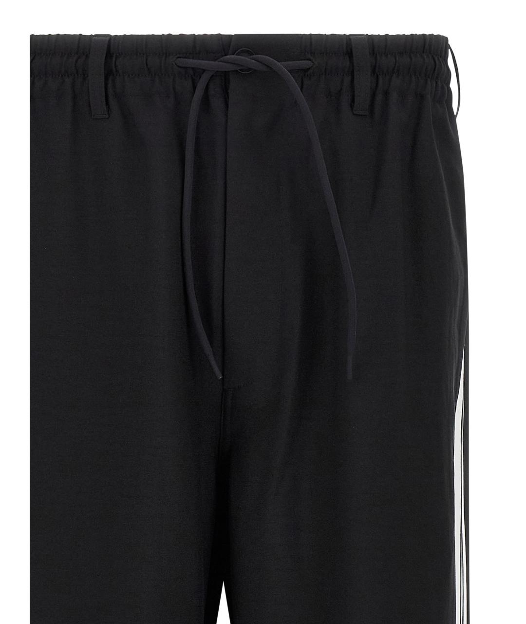 Y-3 Черные полиэстеровые повседневные брюки, фото 4