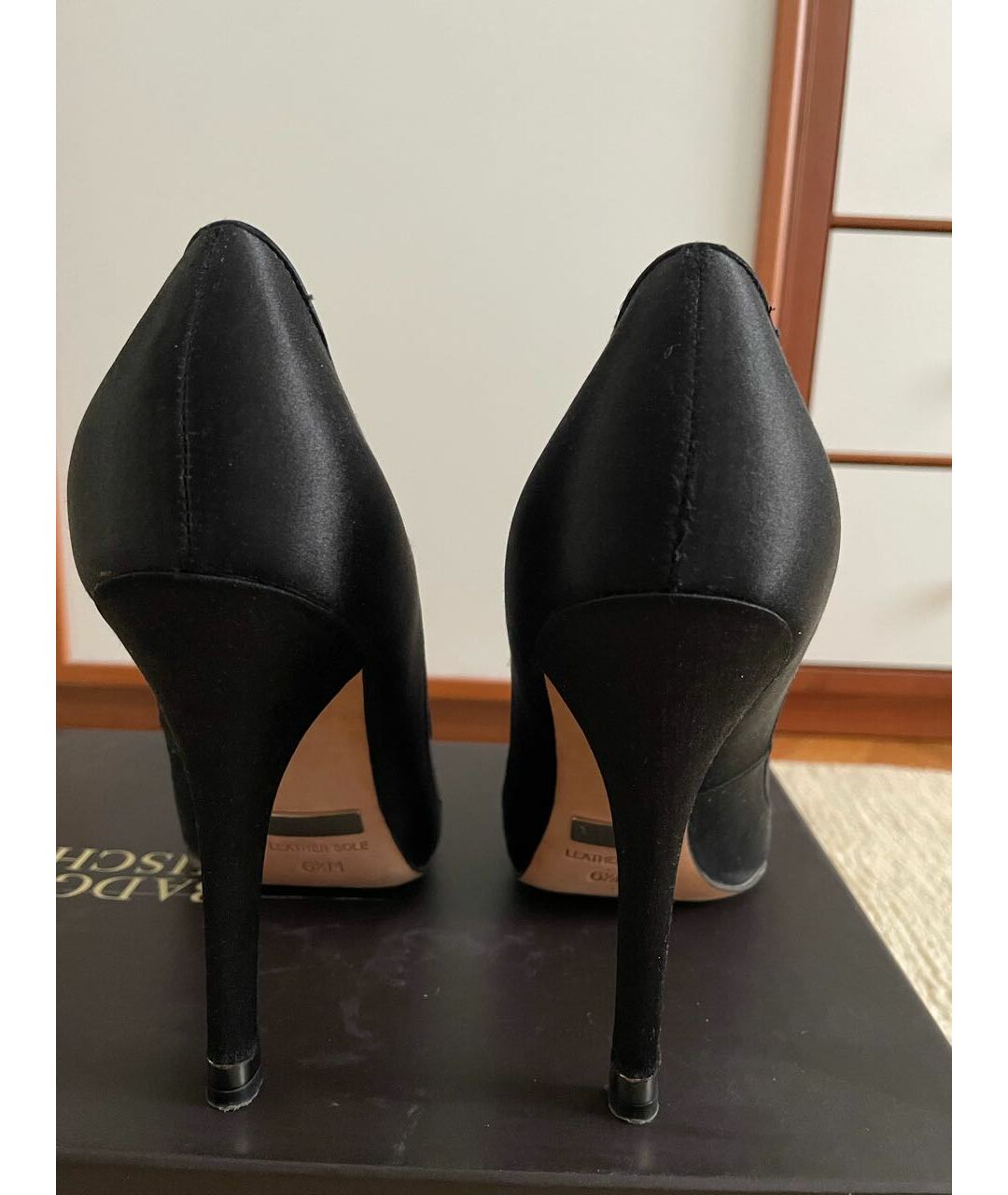 BADGLEY MISCHKA Черные текстильные туфли, фото 4