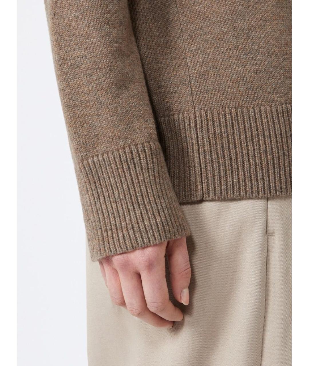 'S MAX MARA Коричневый кашемировый кардиган, фото 4