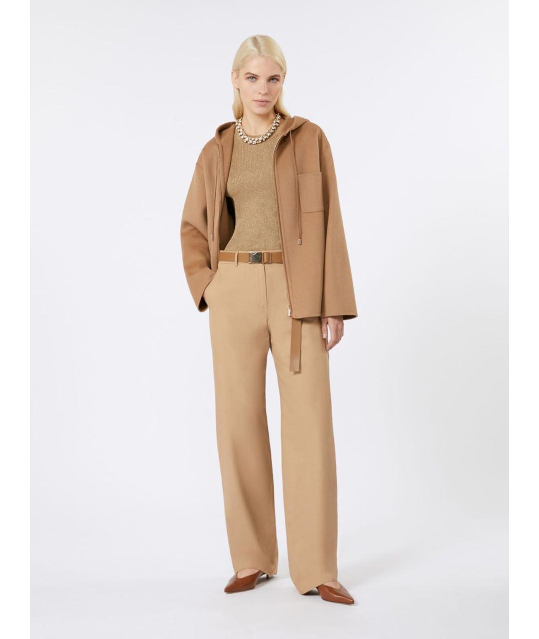 MAX MARA STUDIO Золотой джемпер / свитер, фото 5