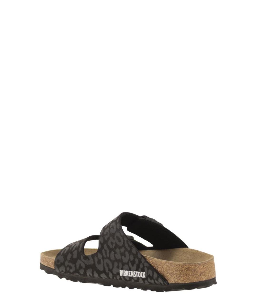 BIRKENSTOCK Черные шлепанцы, фото 3