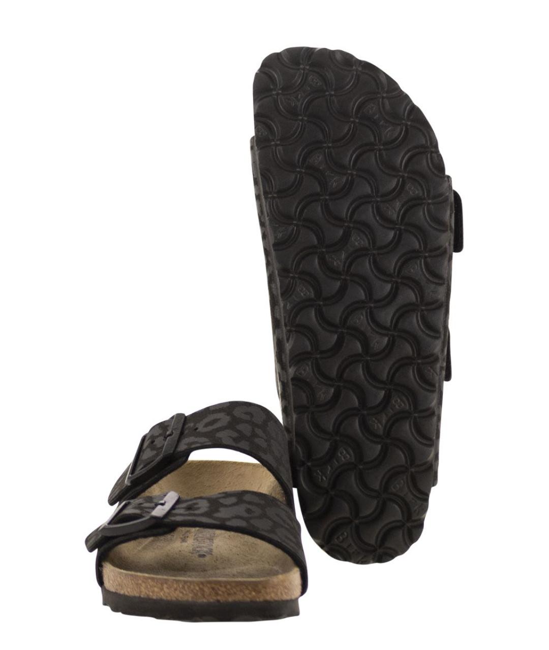 BIRKENSTOCK Черные шлепанцы, фото 5