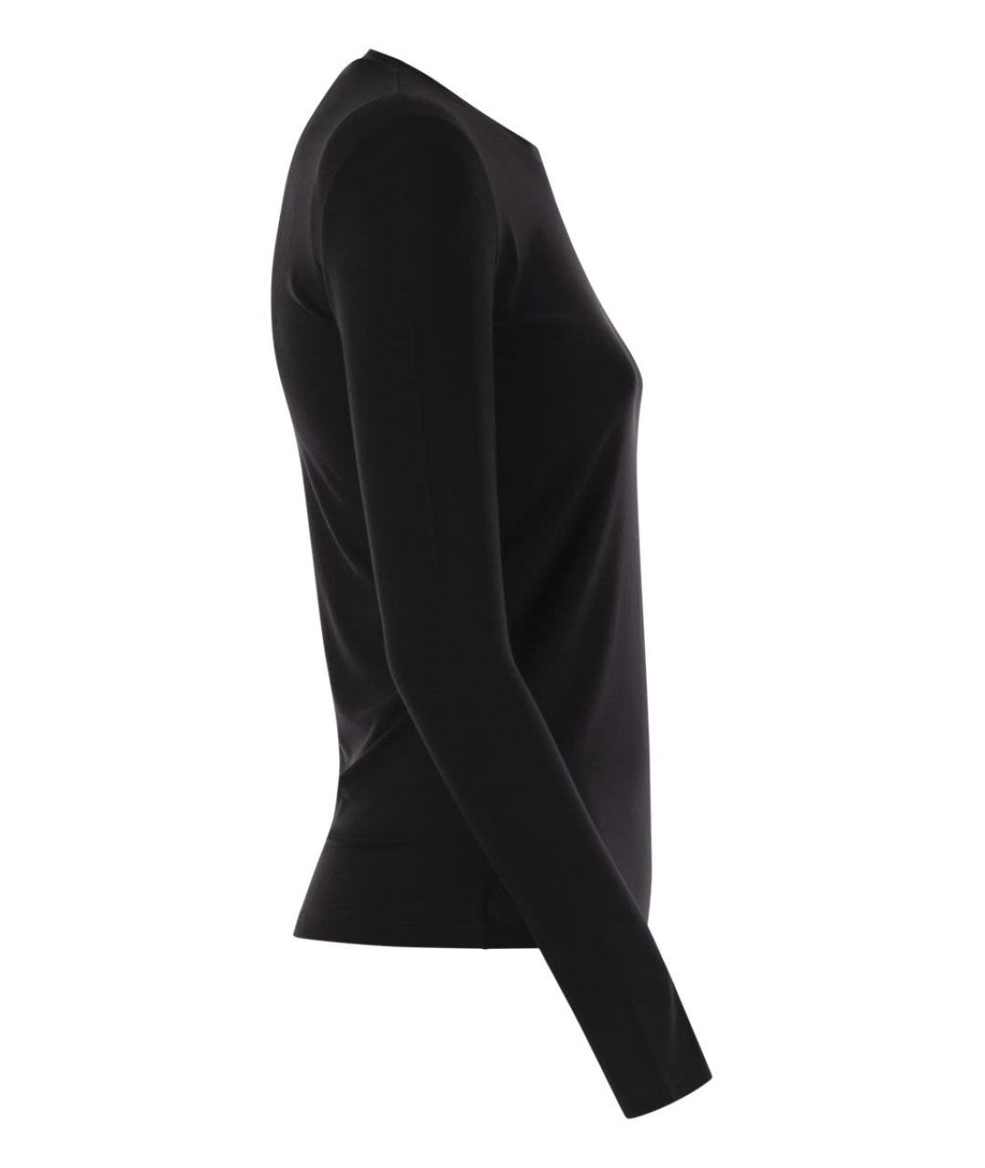 WEEKEND MAX MARA Черный вискозный джемпер / свитер, фото 3