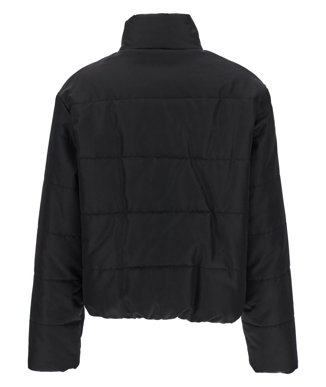 MOSCHINO Черная полиамидовая куртка, фото 2