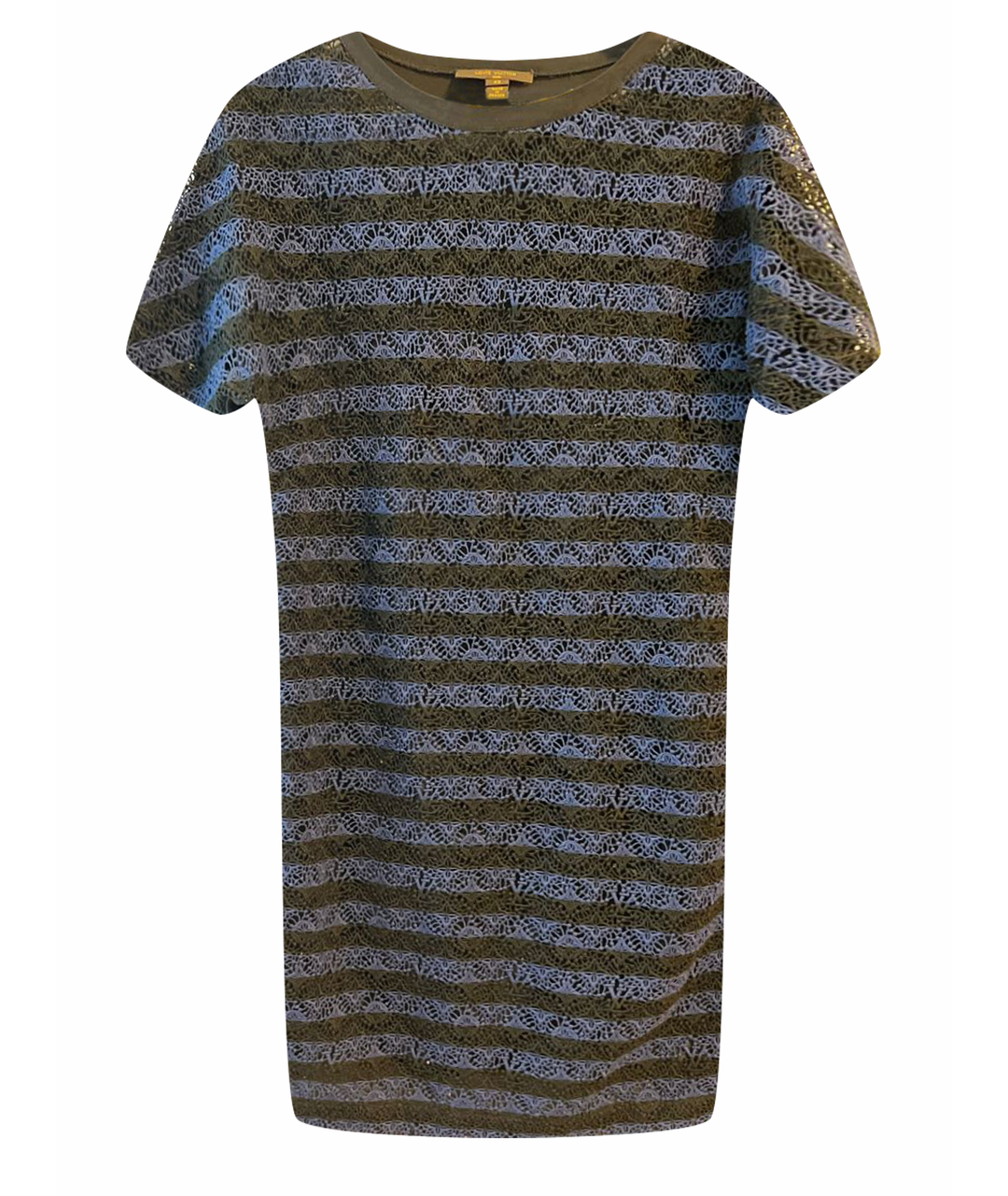 LOUIS VUITTON PRE-OWNED Темно-синее хлопковое повседневное платье, фото 1