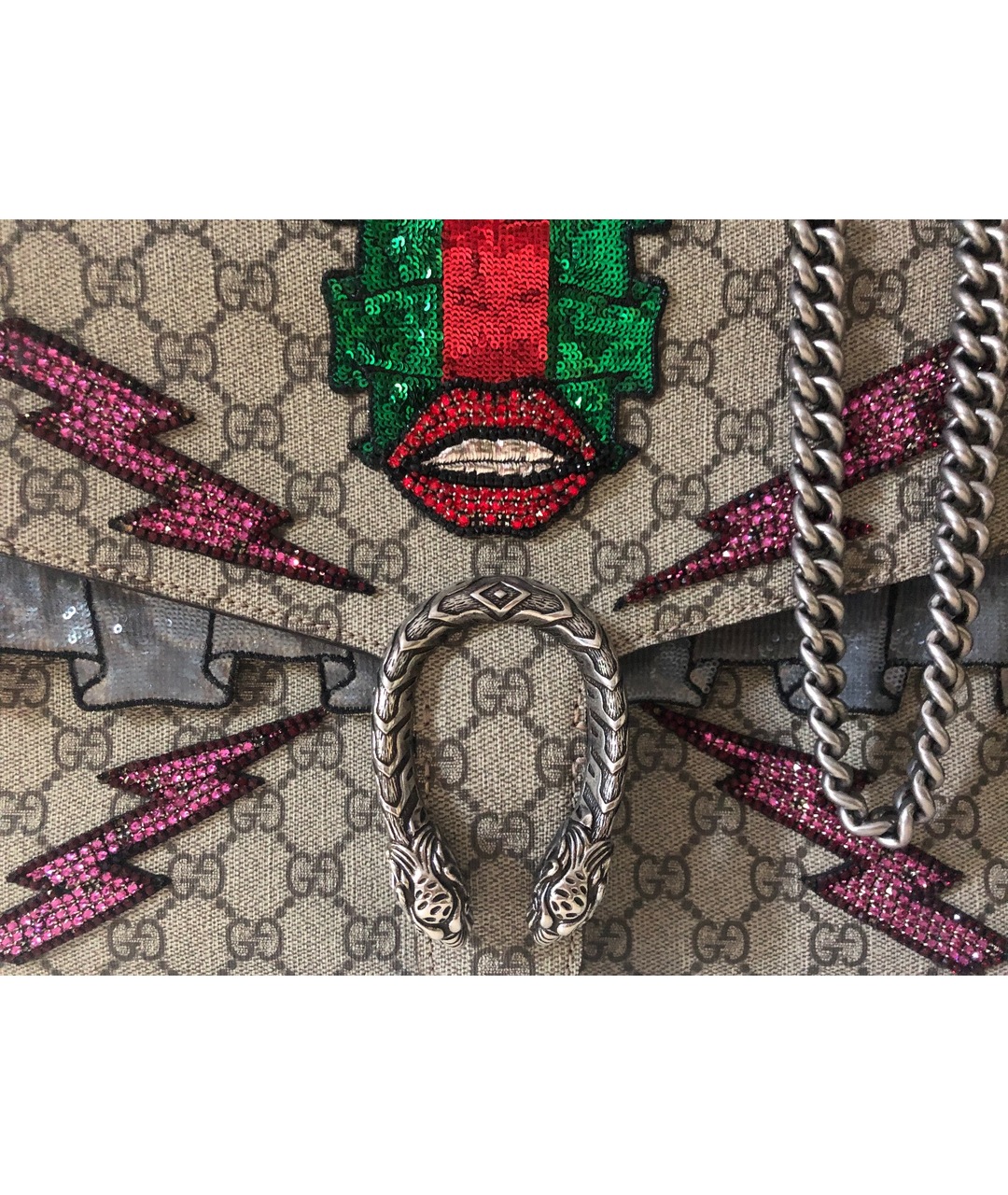 GUCCI Горчичная кожаная сумка тоут, фото 2