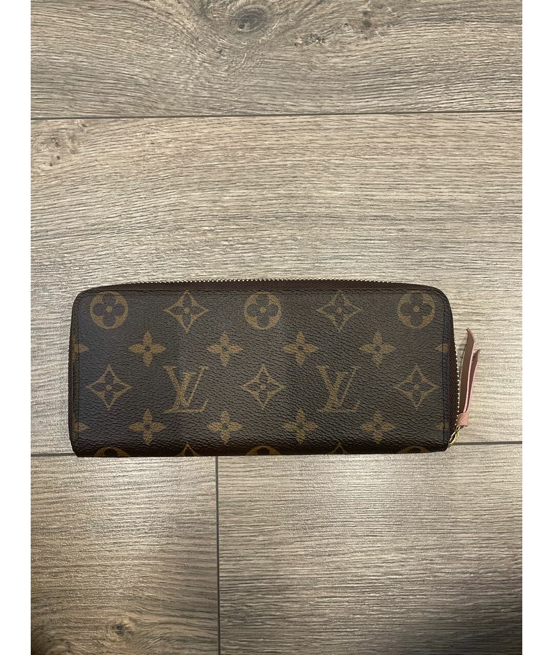 LOUIS VUITTON Коричневый кошелек, фото 6