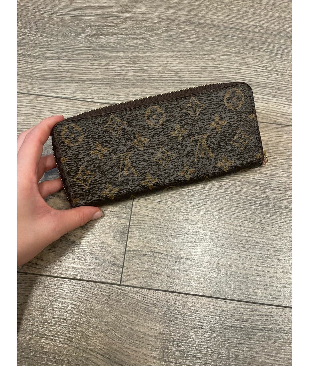 LOUIS VUITTON Коричневый кошелек, фото 3