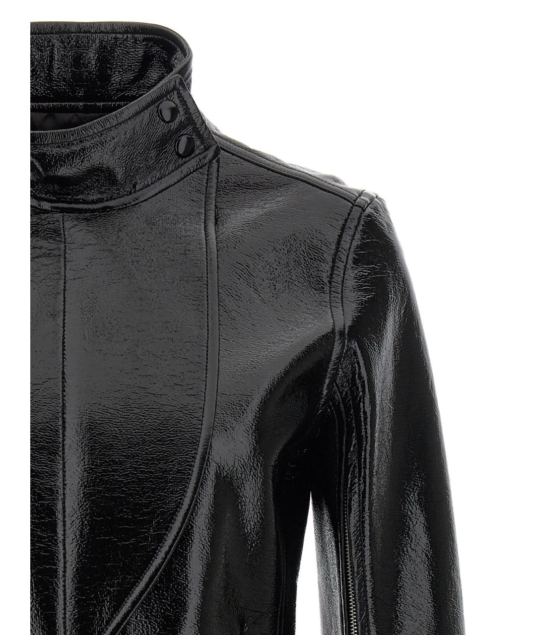 COURREGES Черная хлопковая куртка, фото 3