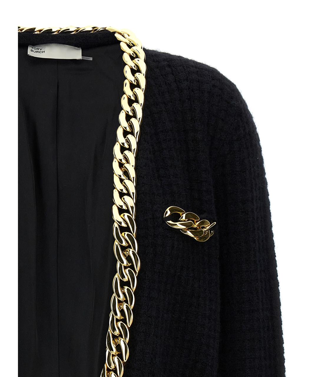 TORY BURCH Черный шерстяной жакет/пиджак, фото 3