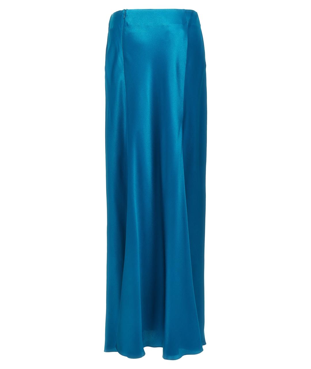 ALBERTA FERRETTI Голубая юбка макси, фото 2