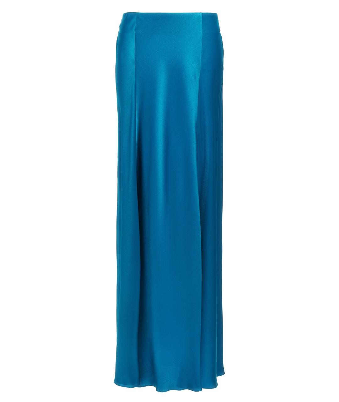 ALBERTA FERRETTI Голубая юбка макси, фото 1