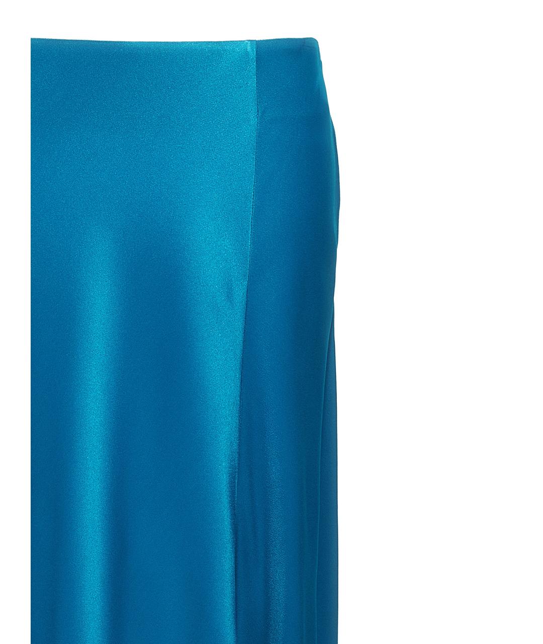 ALBERTA FERRETTI Голубая юбка макси, фото 3