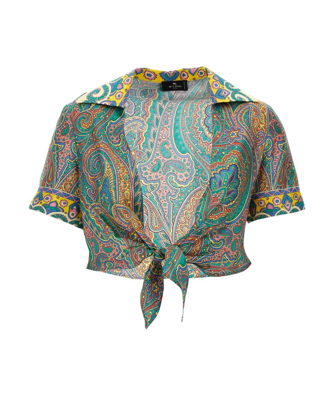 ETRO Мульти шелковая рубашка, фото 1