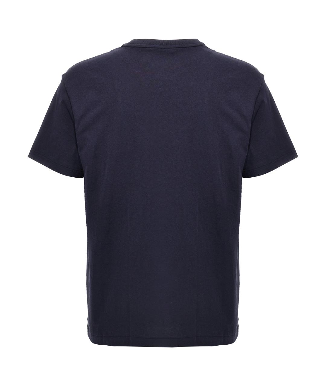 POLO RALPH LAUREN Синяя хлопковая футболка, фото 2