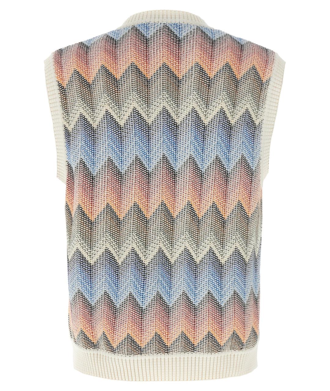 MISSONI Мульти хлопковая жилетка, фото 2