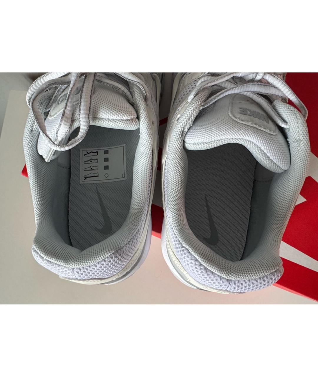 NIKE Белые синтетические низкие кроссовки / кеды, фото 6