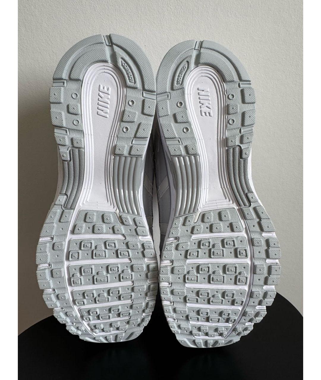 NIKE Белые синтетические низкие кроссовки / кеды, фото 7