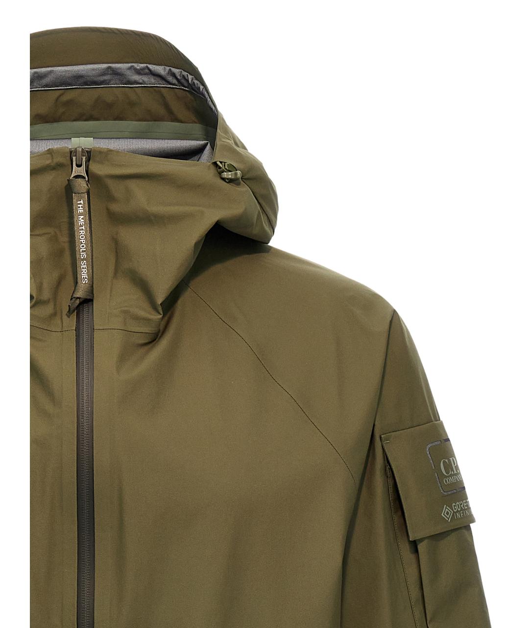 CP COMPANY Зеленая полиамидовая куртка, фото 3