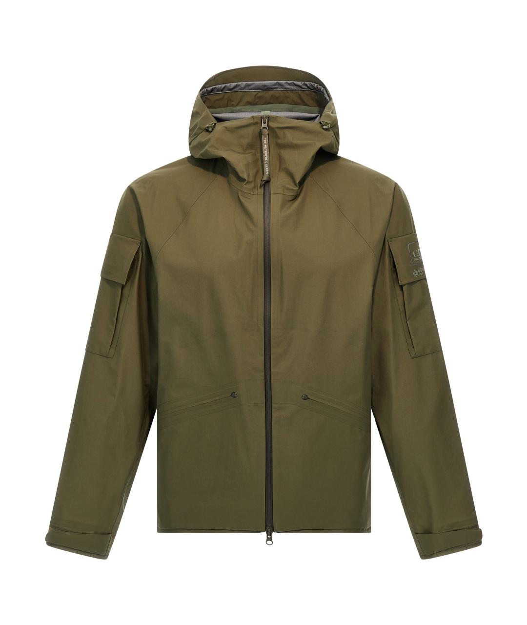 CP COMPANY Зеленая полиамидовая куртка, фото 1