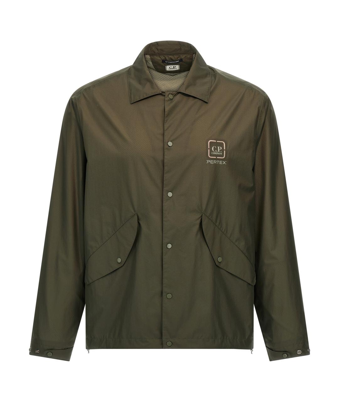 CP COMPANY Хаки синтетическая куртка, фото 1
