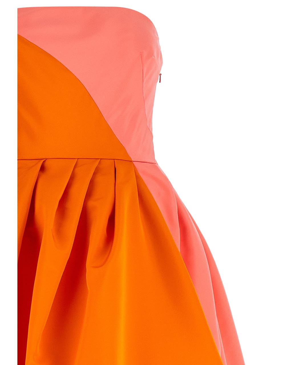 CAROLINA HERRERA Мульти шелковое вечернее платье, фото 3