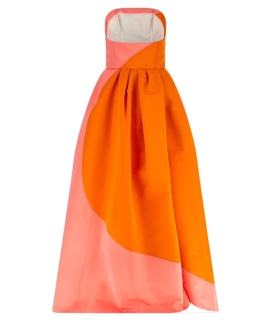 CAROLINA HERRERA Мульти шелковое вечернее платье, фото 2