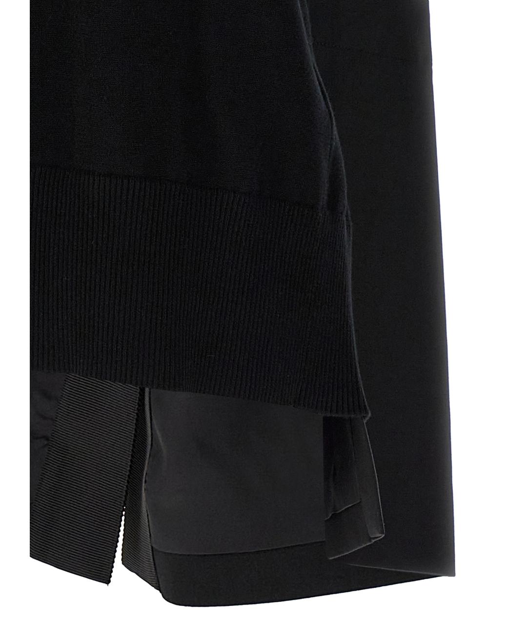 SACAI Черная хлопковая жилетка, фото 4