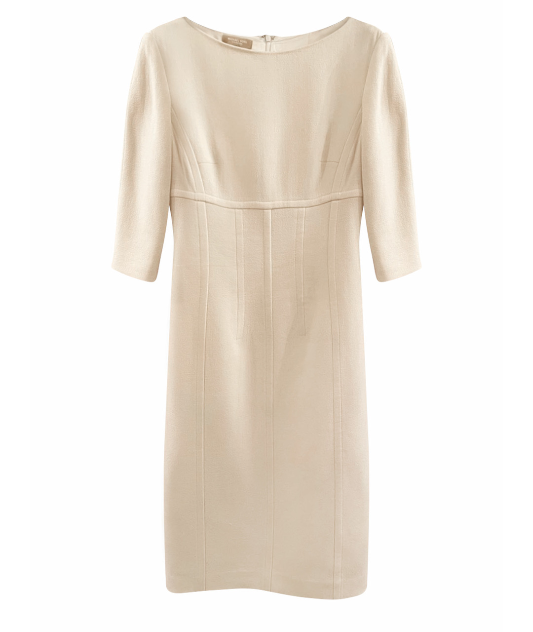 MICHAEL KORS COLLECTION Белое шерстяное повседневное платье, фото 1