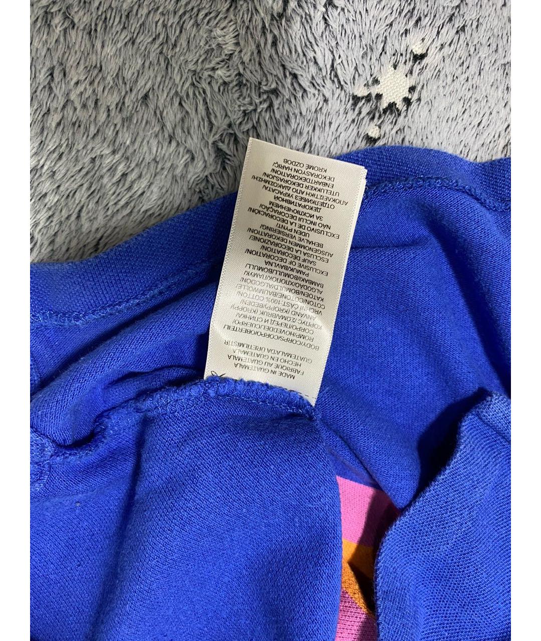 POLO RALPH LAUREN Мульти хлопковая детская футболка, фото 4