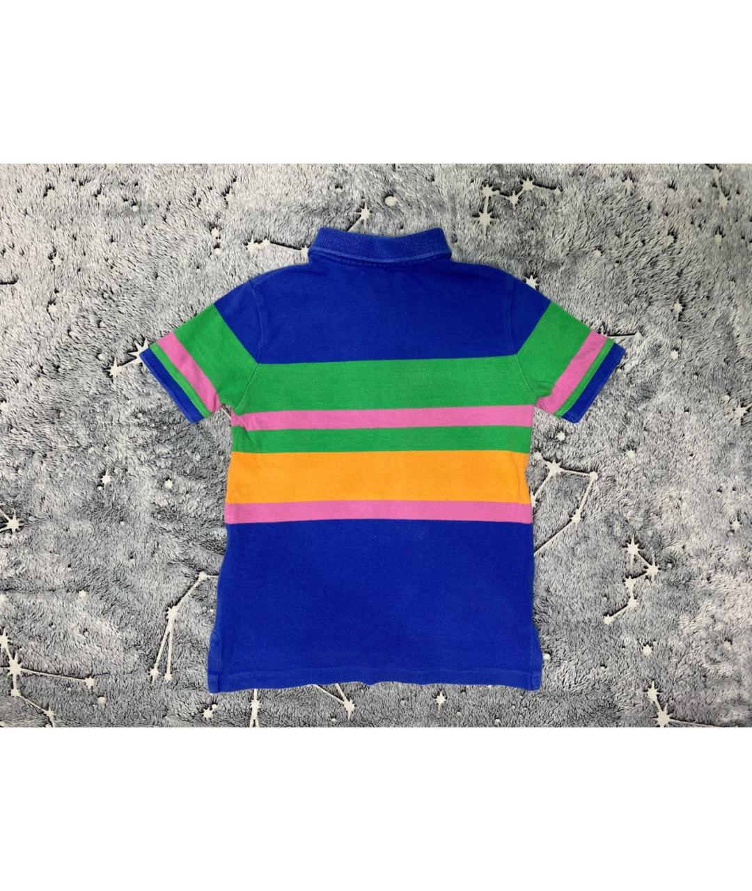 POLO RALPH LAUREN Мульти хлопковая детская футболка, фото 2