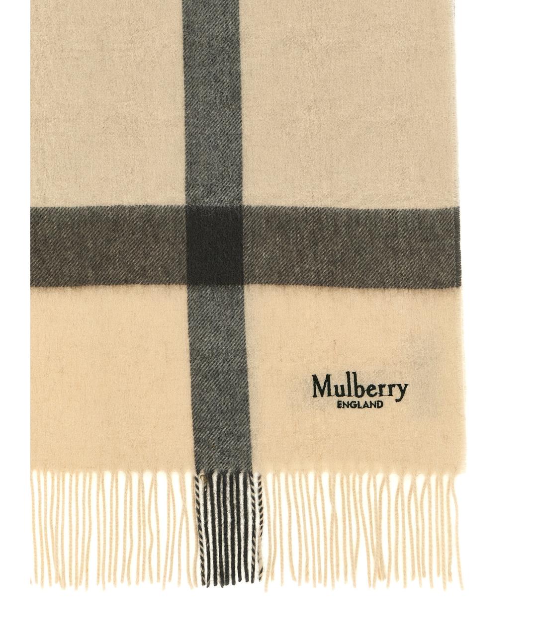 MULBERRY Мульти шерстяной шарф, фото 2