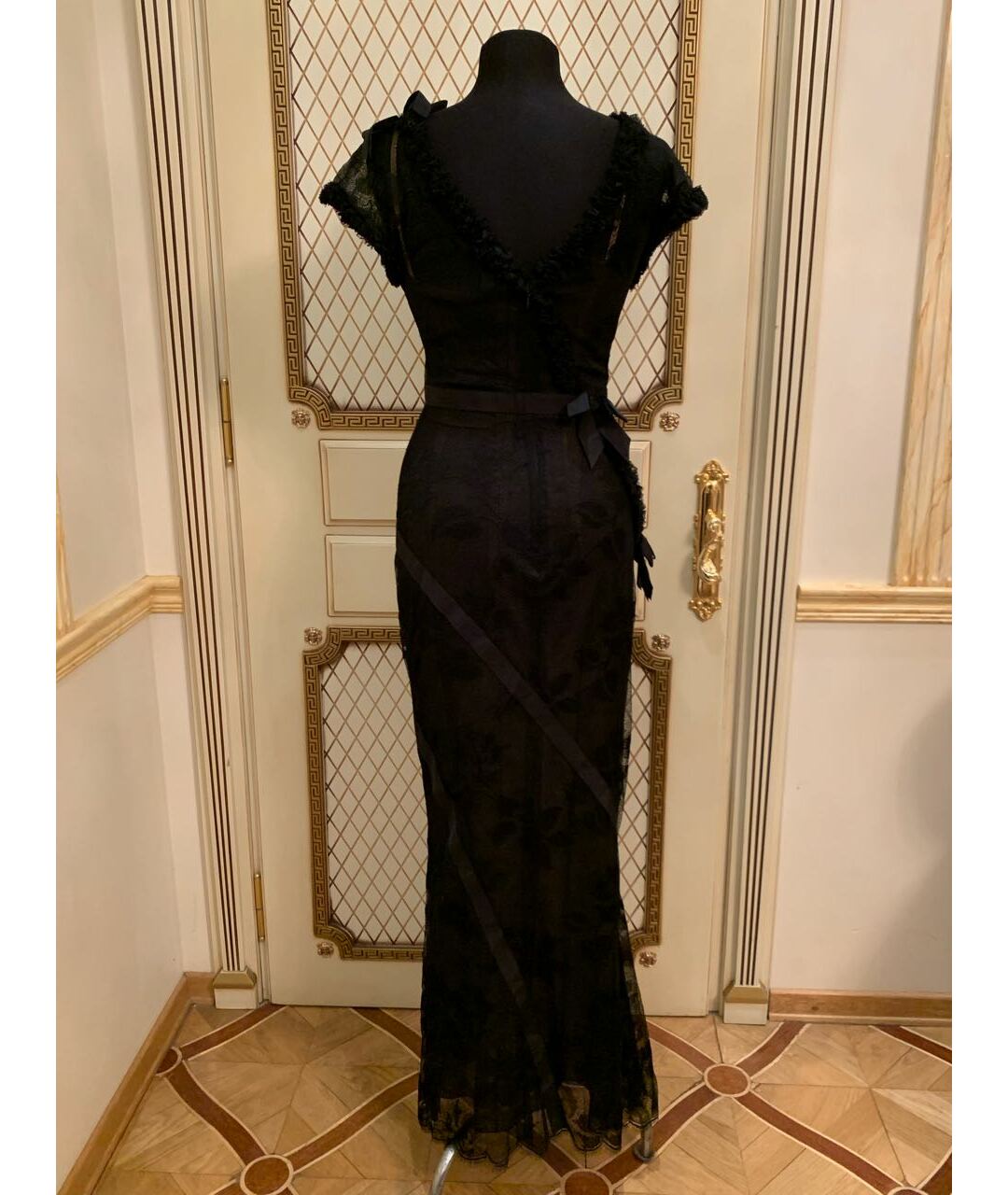 CHANEL PRE-OWNED Черное повседневное платье, фото 5