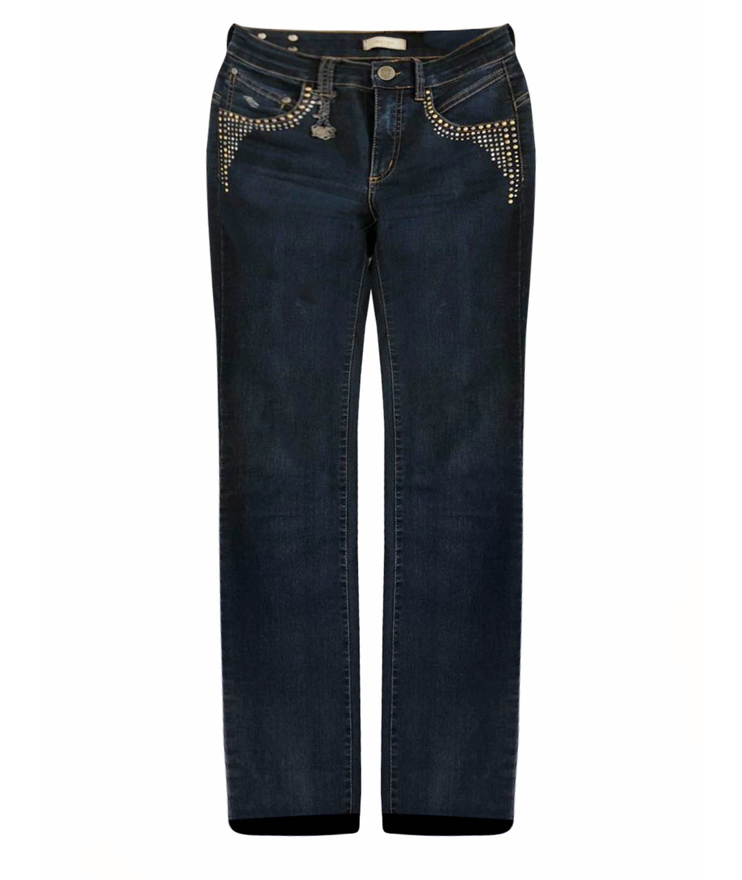 ANGELO MARANI Темно-синие прямые джинсы, фото 1