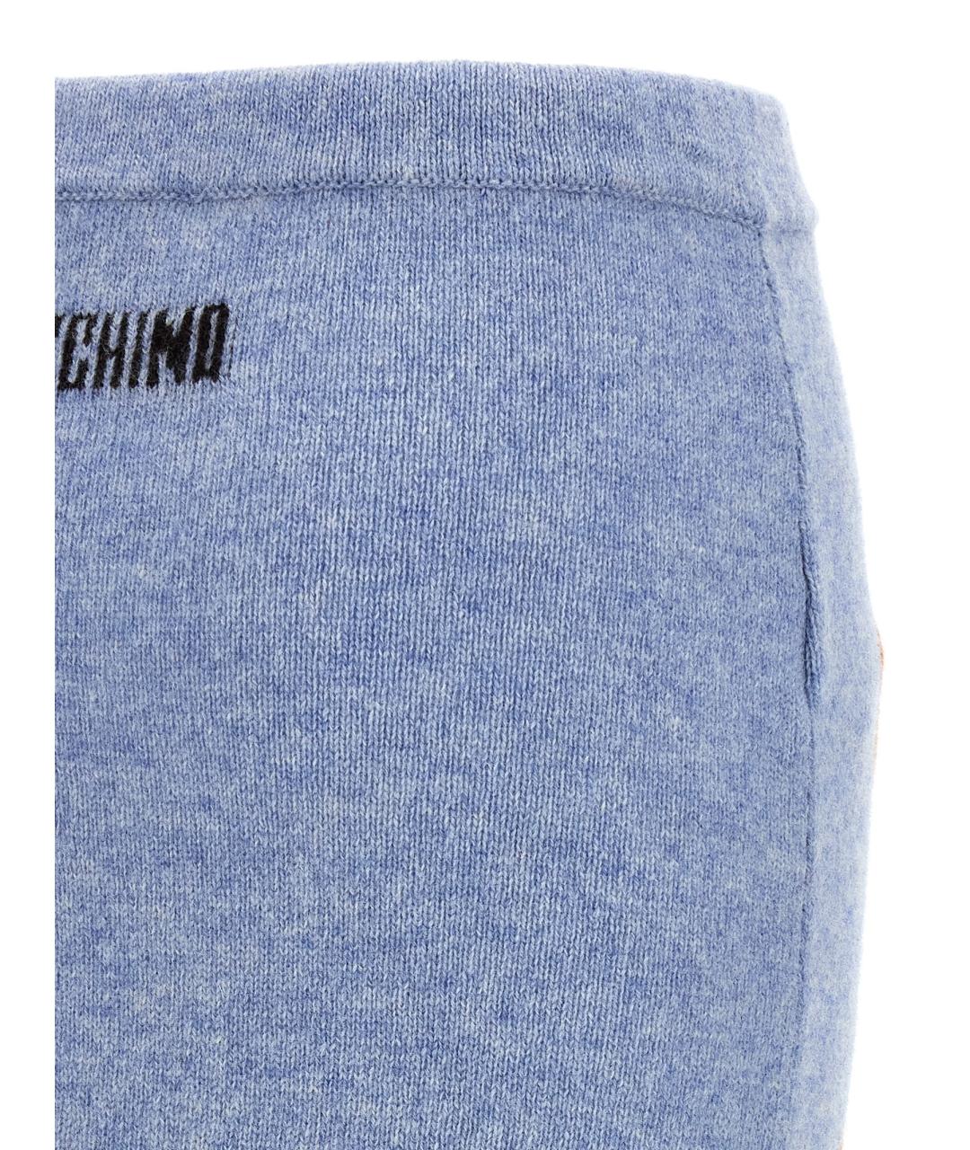 MOSCHINO Мульти шерстяная юбка миди, фото 4