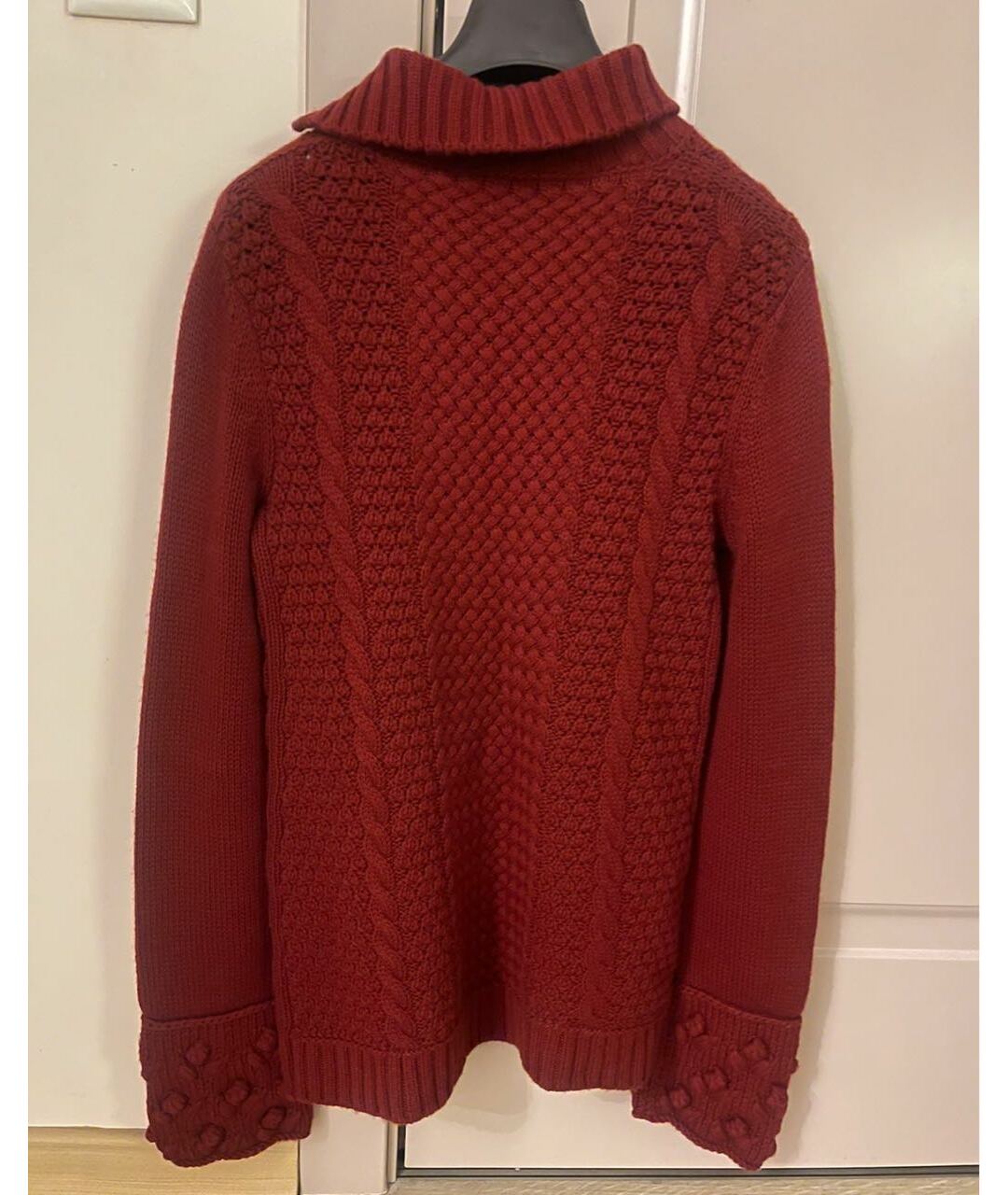 LORO PIANA Бордовый кашемировый джемпер / свитер, фото 5